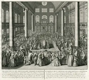 Religious Prints: The Dedication of the Portuguese Jewish Synagogue Print
