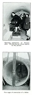 Synthaprufe air raid shelters, WW2 Synthaprufe air raid shelters, WW2