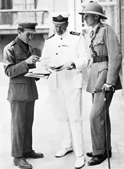 T E Lawrence, Colonel Dawnay and Commander Hogarth T E Lawrence, Colonel Dawnay and Commander Hogarth