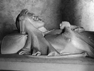 Lawrence Of Arabia Prints: T E Lawrence Effigy Print, St Martins Church, Wareham