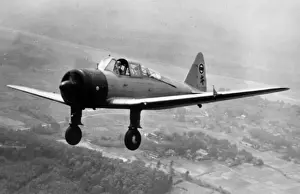 Aviation Transport Planes Prints: Tachikawa Ki-55 Ida -employed as standard Army basic