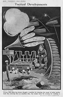 World War 1 Humour Prints: Tactical Developments by Bruce Bairnsfather