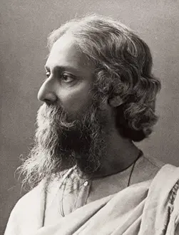 Rabindranath Tagore Portrait Print