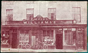 Early 20th-century Print of a Tailor's Shop Scene
