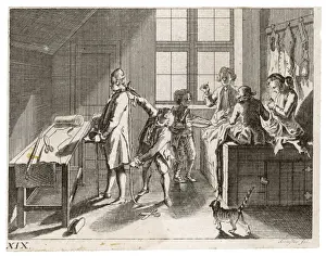 Tailor Measuring Print, 1770