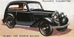 Classic British Saloon Cars Prints: Talbot Ten Saloon