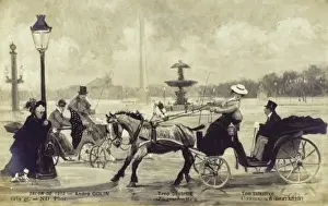 Place De La Concorde France Prints: Too Talkative - Distracted lady driver