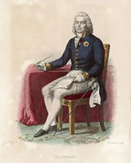 French Statesman Prints: Talleyrand / Boilly