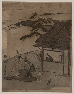 Antique Japanese Prints Online Prints: Tama River in Chofu