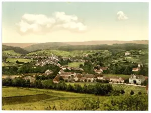 Nostalgic Coloured Photographs Prints: Tambach, Thuringia, Germany