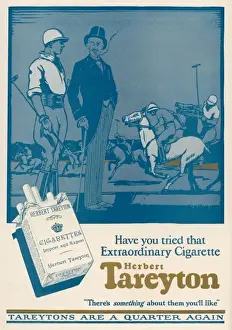 Vintage Cigarette Advertising Prints: Tareyton Cigarettes