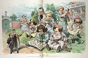 Vintage Cartoon Characters Prints: The tariff tots