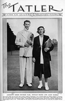 Tatler cover - Alice Marble and Donald Budge Tatler cover - Alice Marble and Donald Budge