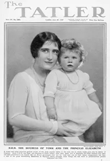 Tatler front cover: Duchess of York and Princess Elizabeth Tatler front cover: Duchess of York and Princess Elizabeth