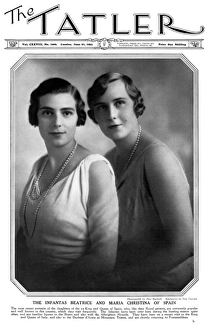 Tatler cover Infantas Beatrice and Maria Christina of Spain Tatler cover Infantas Beatrice and Maria Christina of Spain