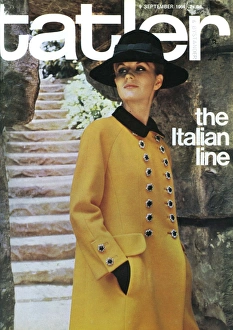 Tatler front cover, The Italian line, 1964 Tatler front cover, The Italian line, 1964