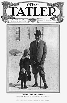 Tatler cover - King Constantine of Greece at St. Moritz Tatler cover - King Constantine of Greece at St. Moritz