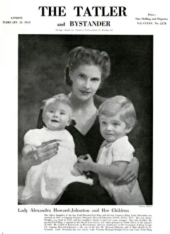 Tatler cover - Lady Alexandra Howard-Johnston & children Tatler cover - Lady Alexandra Howard-Johnston & children