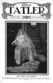 Tatler cover - Lady Diana Manners on her wedding day Tatler cover - Lady Diana Manners on her wedding day