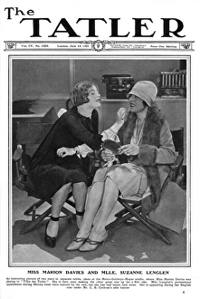 Tatler cover - Marion Davies & Suzanne Lenglen Tatler cover - Marion Davies & Suzanne Lenglen
