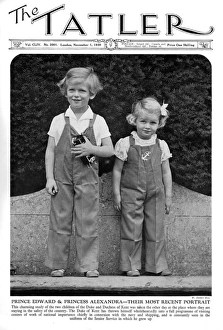 Tatler cover - Prince Edward & Princess Alexandra of Kent Tatler cover - Prince Edward & Princess Alexandra of Kent