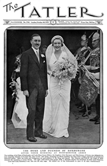 Tatler cover - wedding of the Duke and Duchess of Roxburghe Tatler cover - wedding of the Duke and Duchess of Roxburghe