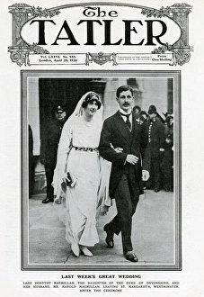 The Tatler front cover - wedding of Harold Macmillan The Tatler front cover - wedding of Harold Macmillan
