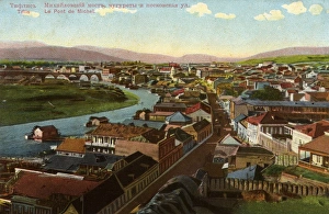 Tbilisi, Georgia - Michael Bridge over the Kura River Tbilisi, Georgia - Michael Bridge over the Kura River