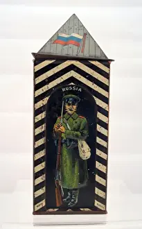 Commemorative Tea Caddy in the Form of a Sentry Box Print