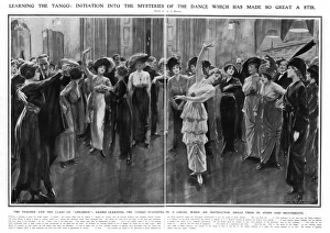 Tea tango craze: learning to Tango, 1913 Tea tango craze: learning to Tango, 1913