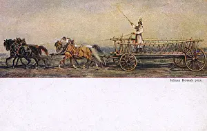 Polish Wagon Team Print, circa 1860s