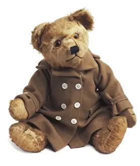 Teddy Bear Print - Vintage Brown Coated Teddy Bear