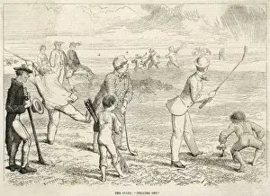 Golf History Pictures Prints: Teeing Off 1865
