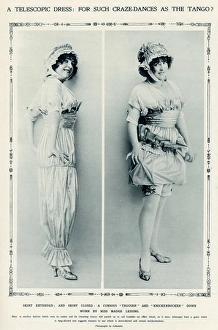 Telescopic dress for the tango 1914 Telescopic dress for the tango 1914
