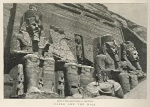 Egypt Ancient Ruins Prints: Temple of Abu Simbel