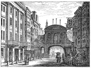 Temple Bar London Prints: Temple Bar & Devil Tavern