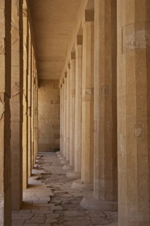Temple of Hatshepsut. Colonnade. Deir el-Bahari. Egypt Temple of Hatshepsut. Colonnade. Deir el-Bahari. Egypt
