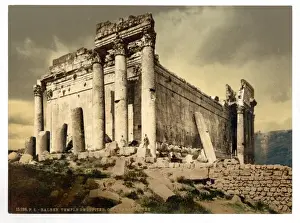 Leaning Column, Temple of Jupiter, Baalbek Print