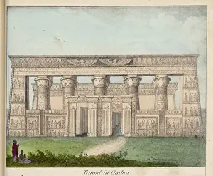Egyptian Historical Sites Prints: Temple at Ombos