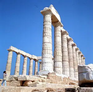 Cape Sounion Landmark Prints: Temple of Poseidon