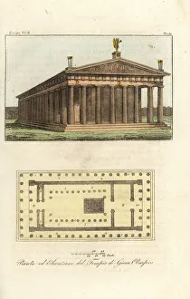 Temple of Zeus or Jupiter at Mount Olympus Temple of Zeus or Jupiter at Mount Olympus