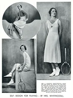 Tennis clothes designed by Mrs Fearnley Whittingstall Tennis clothes designed by Mrs Fearnley Whittingstall