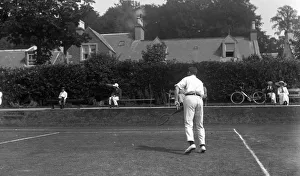 Tennis match at Beechgrove Tennis Club, Moffat Tennis match at Beechgrove Tennis Club, Moffat