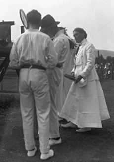 Tennis players at Beechgrove Tennis Club, Moffat Tennis players at Beechgrove Tennis Club, Moffat