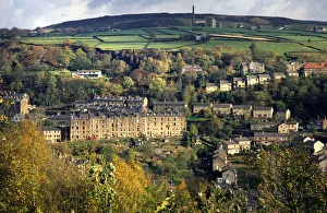 Terraced stone houses at Hebden Bridge, West Yorkshire Terraced stone houses at Hebden Bridge, West Yorkshire