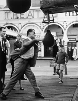 Vintage Fairground Attractions Prints: Test your Strength