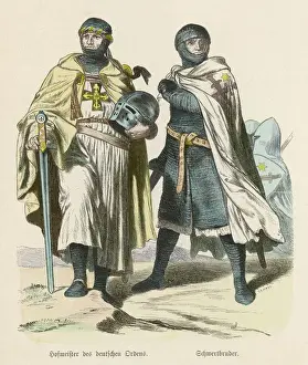 Medieval Knights Prints: Teutonic Knights