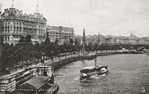 Thames Embankment - Cecil and Savoy Hotels Thames Embankment - Cecil and Savoy Hotels