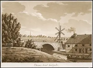 Historic English Bridges Prints: Thames Head & Bridge