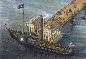 Vintage Boat Images Prints: Thames Paddle Steamer